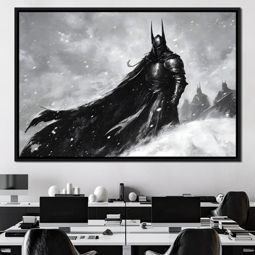 Knight of Winter Shadows Canvas Print