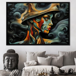 The Swirl of Thought - TooplesArt - NicheCanvas