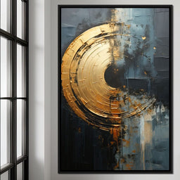 Abyssal Echoes in Gold - Tanni Cylon - NicheCanvas