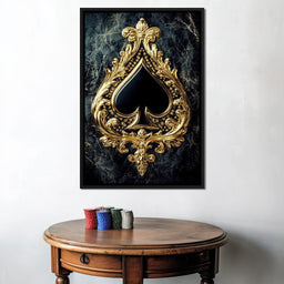 Gilded Elegance Spade - NicheCanvas