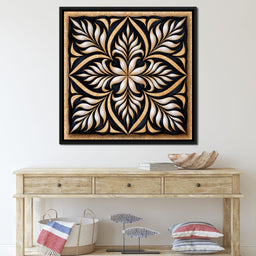 Gilded Quill Mandala - TooplesArt - NicheCanvas