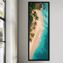 Peaceful Paradise Beach - NicheCanvas