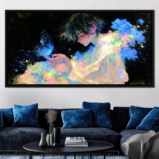 Flash Light Chaos Boy Canvas Print