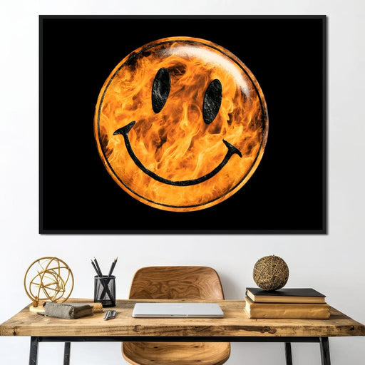 Burning Through The Joy Canvas Print