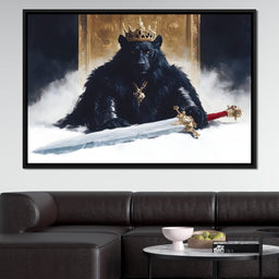 Sovereign Panther Knight - NicheCanvas