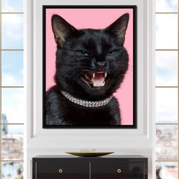 Fierce Feline Elegance Glam - NicheCanvas