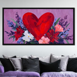 Heartflower Bouquet - NicheCanvas