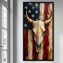 Gilded Horns Of The Republic - NicheCanvas