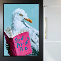A Gull Studies The Culinary Arts - NicheCanvas