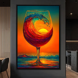 Sunlit Wave Enchantment - NicheCanvas