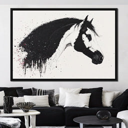 Equestrian Splatter Symphony - NicheCanvas