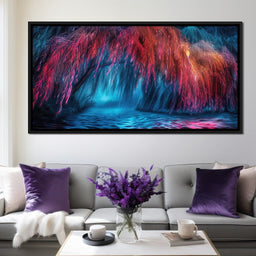 Neon Cascade - TooplesArt - NicheCanvas