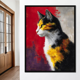 Golden Calico Cat Profile - NicheCanvas