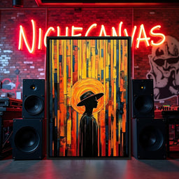 Radiant Silhouette Harmony - NicheCanvas