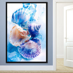 Oceanic Seashells Dreamscape - NicheCanvas