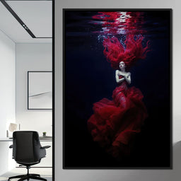 Crimson Depths - TooplesArt - NicheCanvas