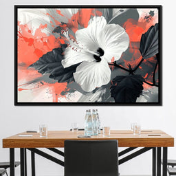 Sanguine Hibiscus Dreams - NicheCanvas