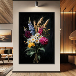 Wildflower Spring Bouquet - NicheCanvas
