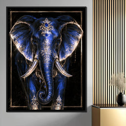 Gilded Majesty of the Midnight Traveler - NicheCanvas