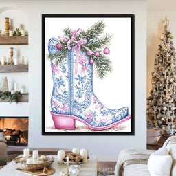Holiday Cowboy Boot Bouquet - NicheCanvas