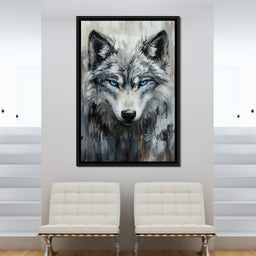 Sovereign Wolf's Stare - NicheCanvas