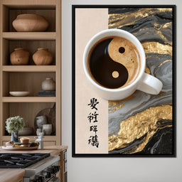 Zen Coffee Graceful Fortune - NicheCanvas