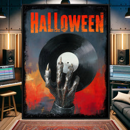 Halloween Monster Vinyl Vibes - NicheCanvas