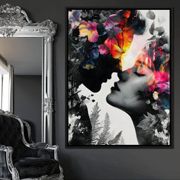 Floral Kiss of Dawnfire - NicheCanvas