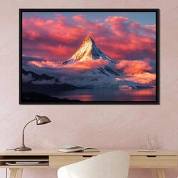 Snow Throne at Sunrise - TooplesArt - NicheCanvas