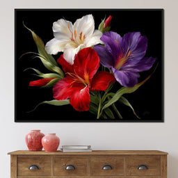 Gladiolus Garden Noir Bloom - NicheCanvas