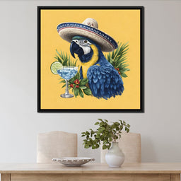 Tropical Fiesta Parrot Style - NicheCanvas