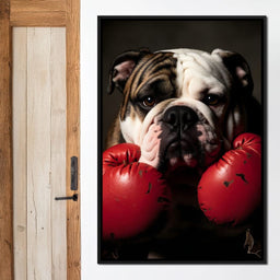Bulldog Pugilist - NicheCanvas