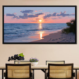 Ocean Dawn Romantic Skies - NicheCanvas