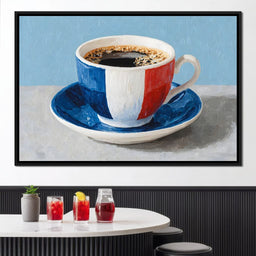 French Tricolor Coffee Cup - NicheCanvas