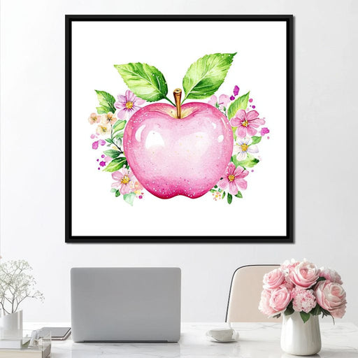 Pink Apple Blossom Canvas Print