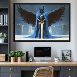 Guardian of the Midnight Realm - NicheCanvas