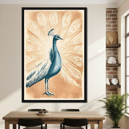Gilded Plumes Of The Regal Display - NicheCanvas