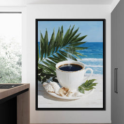 Tropical Morning Coffee Bliss - NicheCanvas