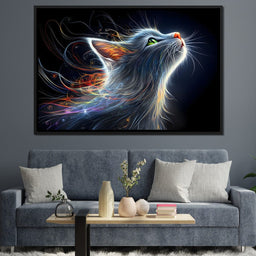 Whiskers of Celestial Flame - NicheCanvas