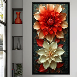 Autumnal Bloom Symphony - NicheCanvas