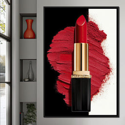 Velvet Lipstick Burst - NicheCanvas