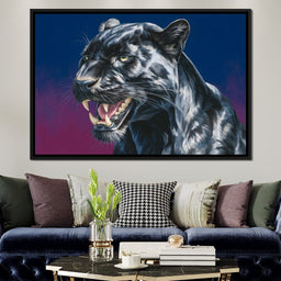 Midnight Panther Fury Surge - NicheCanvas