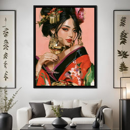 Toasted Peony And Silk Nights - NicheCanvas