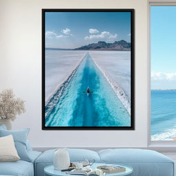 Journey Through Tranquil Waters - NicheCanvas