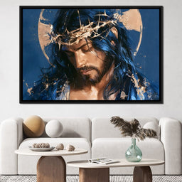 Sacred Grace Under The Golden Crown - NicheCanvas