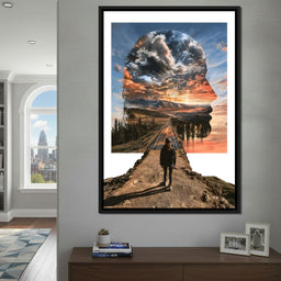 Where The Mind Travels Toward Home - NicheCanvas