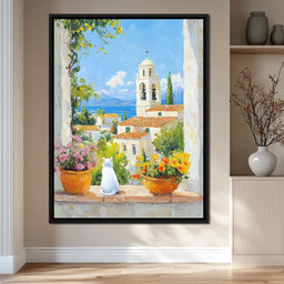 Mediterranean Morning Calm - NicheCanvas