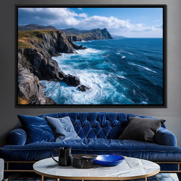 Wild Atlantic Cliff Horizon - NicheCanvas