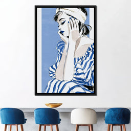Clear Blue Sky Vacation Reverie - NicheCanvas