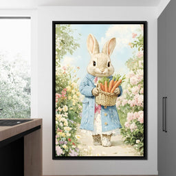 Bunny Harvest in Blossom Trail - NicheCanvas